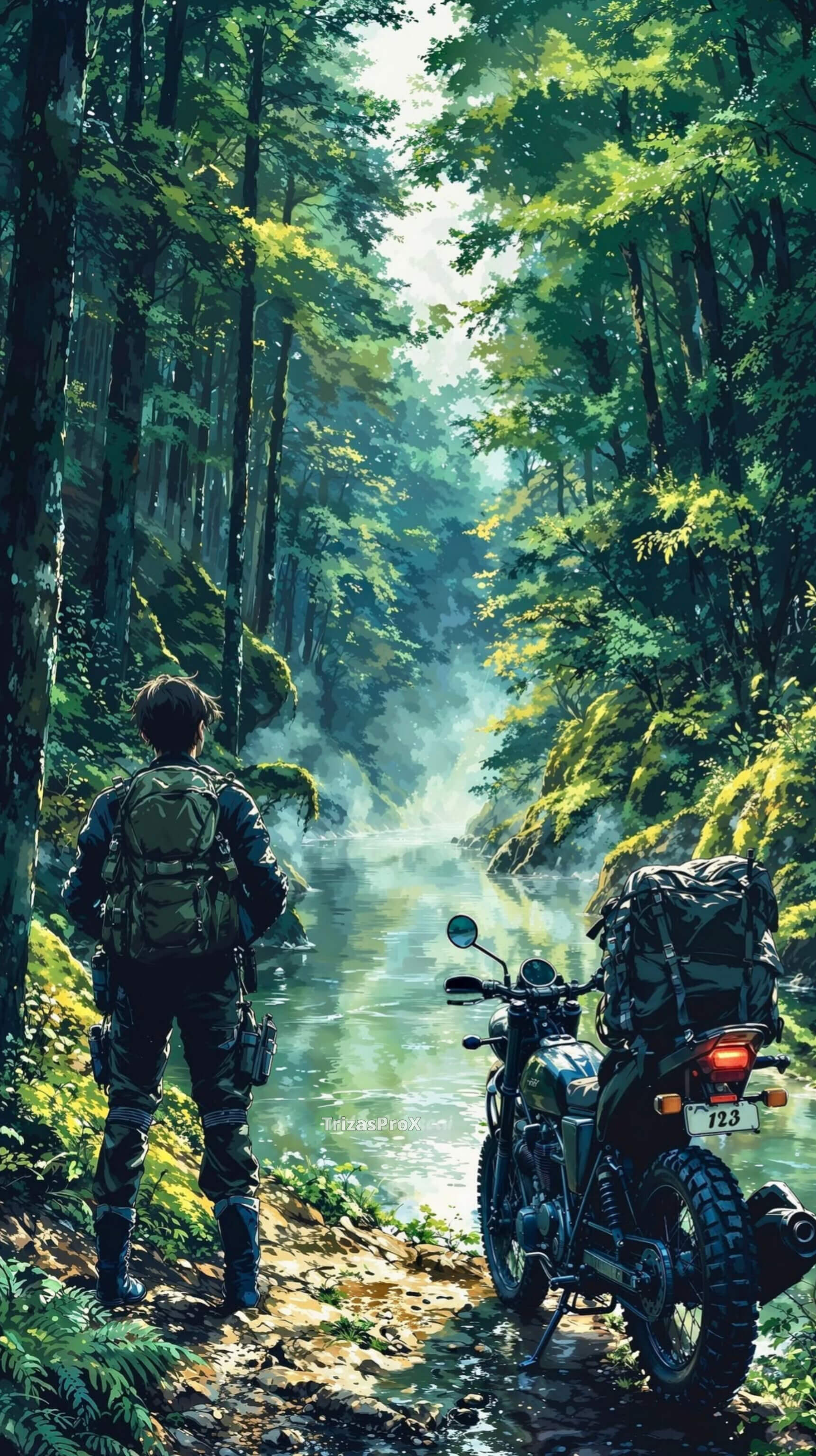 4k HD adventure bike wallpaper